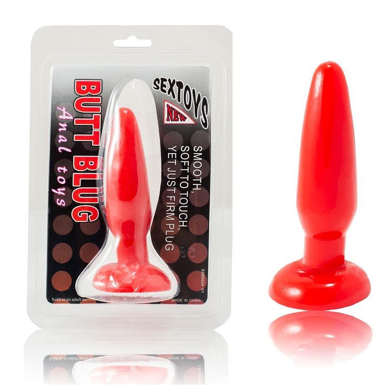 Baile - Petit Plug Anal Rouge 15 Cm